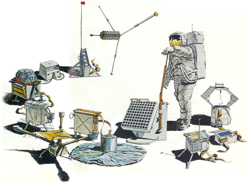 Illustration for article titled Lunar Dreams: 40 Classic Moon Exploration Paintings